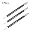 12Pcs Paper‑Wrapped Eraser Highlight Soft Cable Design Non Sharpening Sketching Art Supply