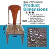 Waterproof Transparent Chair Cover Scratch Resistant Oil-resistant PVC Chair Seat Cover Dust-proof Anti-dirty Chair Slipcover