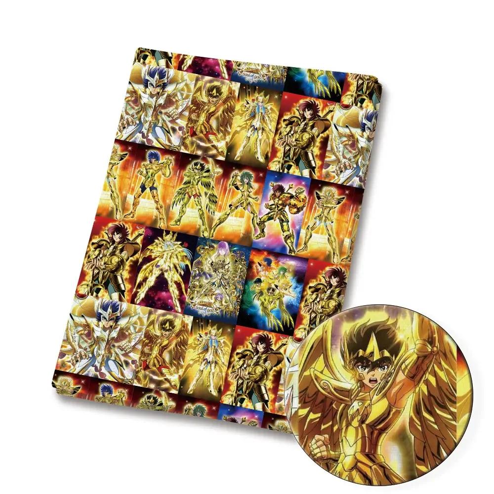 Saint Seiya Stoff Cartoon DIY 140x50CM Polyester Baumwolle Stoffhandgemacht Nähen Patchwork bedruckter Stoff Stoff Anime Stoff
