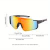 4PCS Men's and Women's Cycling Glasses Anti Glare Fashionable Glasses Suitable for Running Suitable for Outdoor Use Cycling