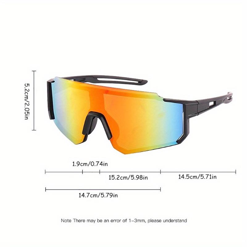 4PCS Men's and Women's Cycling Glasses Anti Glare Fashionable Glasses Suitable for Running Suitable for Outdoor Use Cycling