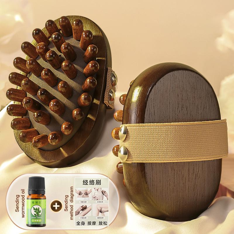 1pc Body Anti Brush Soothing Essential Oil Spa Air Cushion Massage Hair Comb Scalp Massage Brush Body Massager