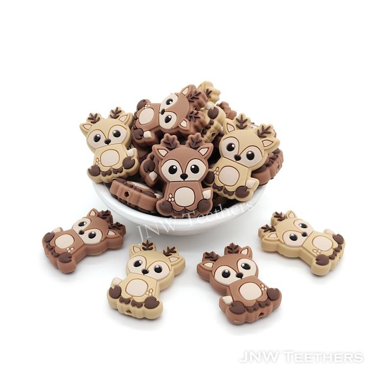 

Силиконовые фокусные бусины Doe Deer