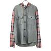 N.HOOLYWOOD Made In Japan Check Long Sleeve Parker 36 Blue Shirt Men's Used