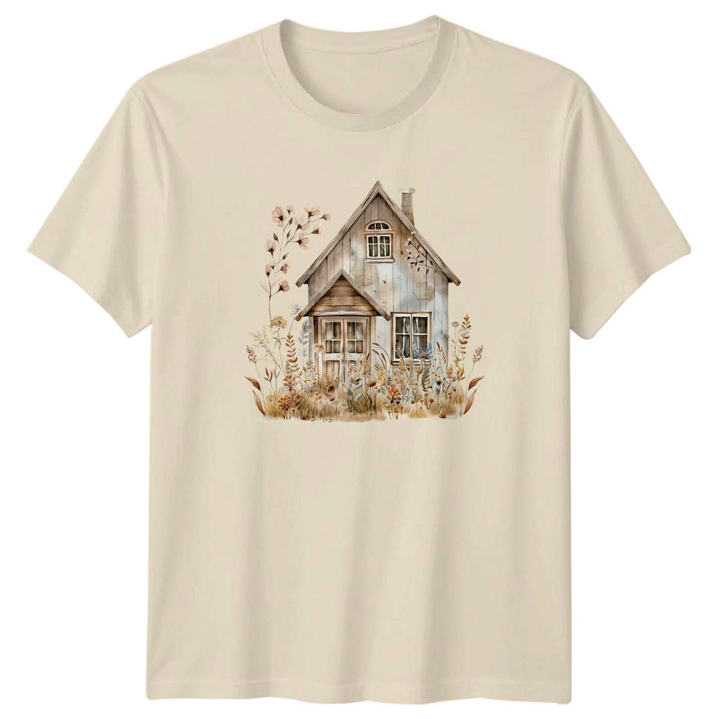 Rustic Farmhouse Boho Cottage T-Shirt Wildflower Garden Gift For Him And Her