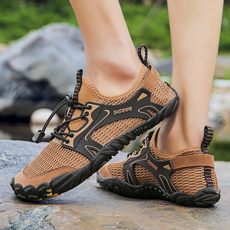 Men Barefoot Aqua Shoes Women Water Shoes Man Fishing Wading Athletic Shoes Quick Dry Trekking Boots Beach Footwear Anti-Skid Sport Sneaker