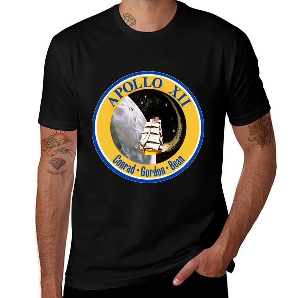 Apollo 12 Mission Logo TShirt Lightweight Running Sports TShirt
