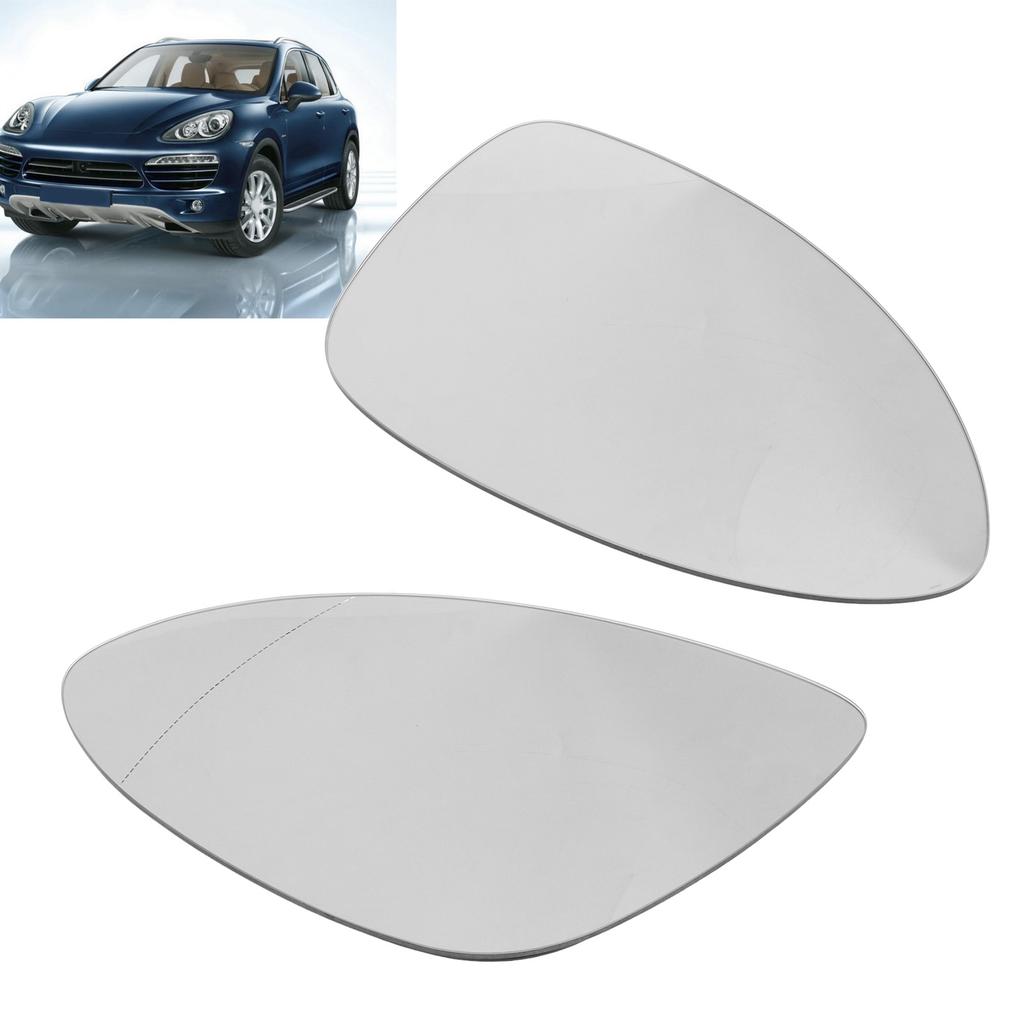 Car Door Side Rearview Mirror Glass Rear View Mirror Glass Safe Driving Heated Side Mirror Glass For Cayenne 92A 2011 to 2017