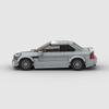 E46 M3 CSL MOC Speed Car Super Race Technisches Fahrzeug Modellbaustein Renn Rallye Sport Ziegelstein Spielzeug Weihnachtsgeschenk Stadt