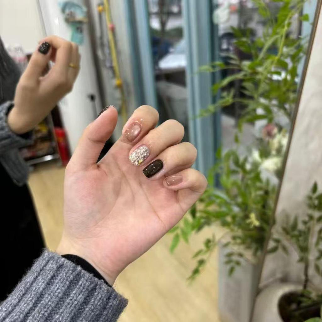 Versatile Cat Eye Nails: Handmade, Autumn/Winter Style, Everyday Cool & Sweet Flash for Students