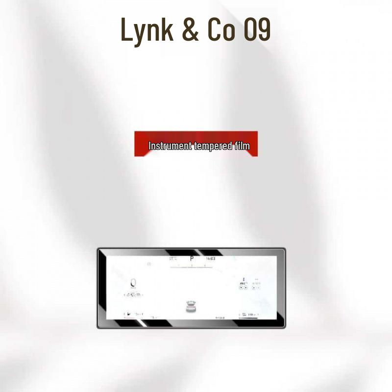Tempered Glass Screen Protector for 2026 Lynk & Co 09 EMP Console, Instrument Panel & Interior Trim.