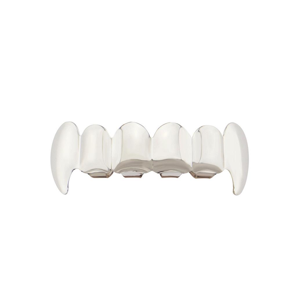 Smooth Six-Tooth Canine Hip Hop Teeth Grill - European and American Style