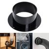 Plastic Wall Flange Connector Black Exhaust Pipe Connector Air Ducting Connection  Ventilation Pipe