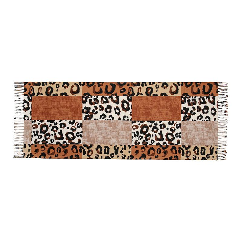 Winter Sexy Leopard Tassel Cashmere Scarf Women Pashmina Shawls Warm Blanket Wraps Female Foulard Bandana Brand Thick Hijab