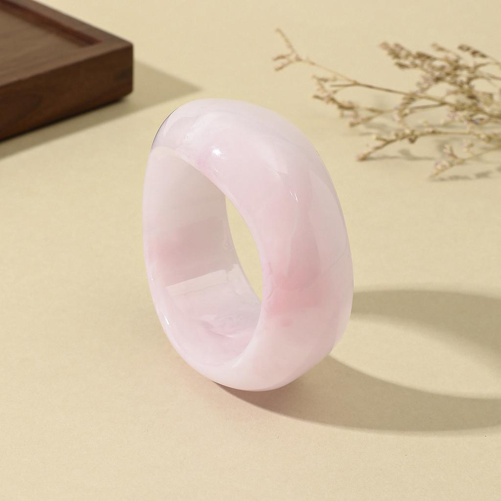 DIEZI 9 Colors Exaggerated Geometric Irregular Resin Wide Bangles Hip Hop Vintage Acrylic Bracelet Bangles For Women Men Jewelry