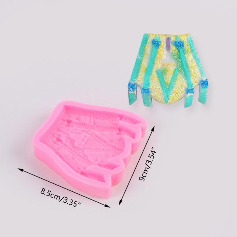 Clothes and Hats Sugar Chocolate Fondant Mold Diy Baking Manual Glue- Dripping Mold Food Grade Silicone Fondant Mould