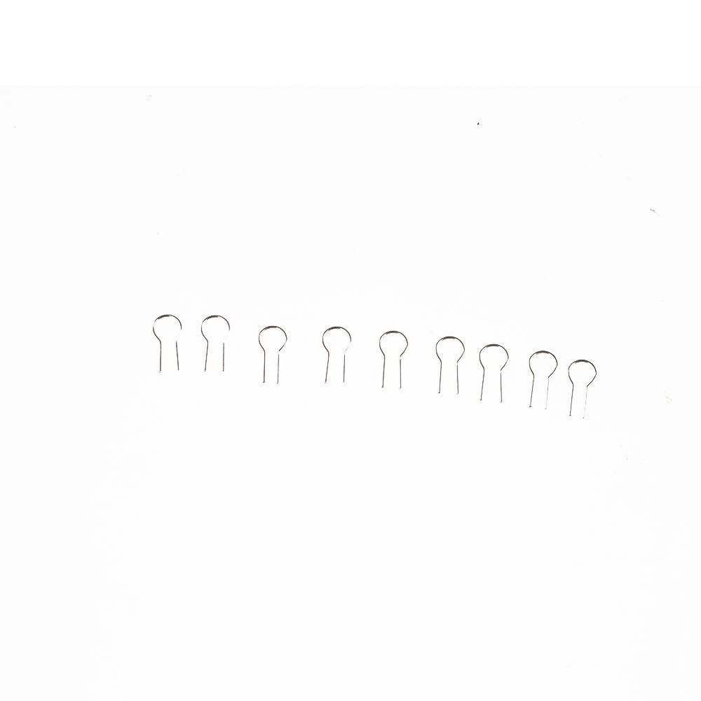 100pcs High Temperature Resistance Jump Rings Pyrography Wire Tips Wire Ceramic Jewelry