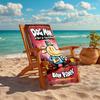 1pc DogMan2 Beach Towel, Comfortable and Thick, and Swimming/Bath/Picnic/Camping Towel, Suitable for Seaside Beaches