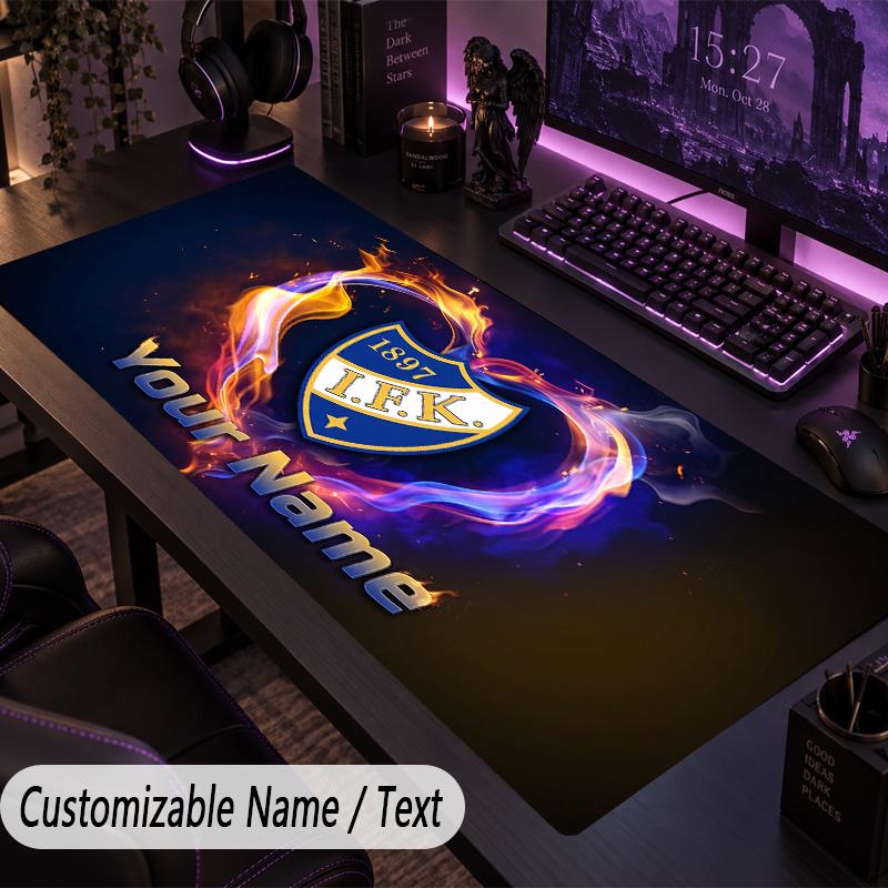 Large Mouse Padifk Göteborg Custom Name Text Personalized Desk Mat Non Slip Gaming Pad