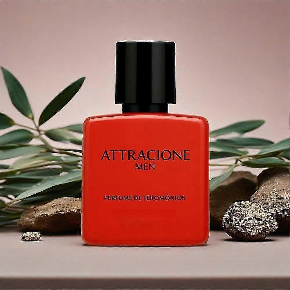 Perfume Attracione Para Hombres - Aroma Irresistible, Audaz Y Magnético Con Notas de Ámbar, Almizcle y Vainilla - Realza el Encanto Masculino Y WSLIHV