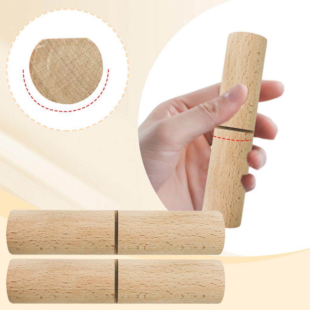 Sturdy Wood Gripper Set For Efficient Bead Knot Tightening In Jewelry Designs and Craft Projects Supplies 2Pcs