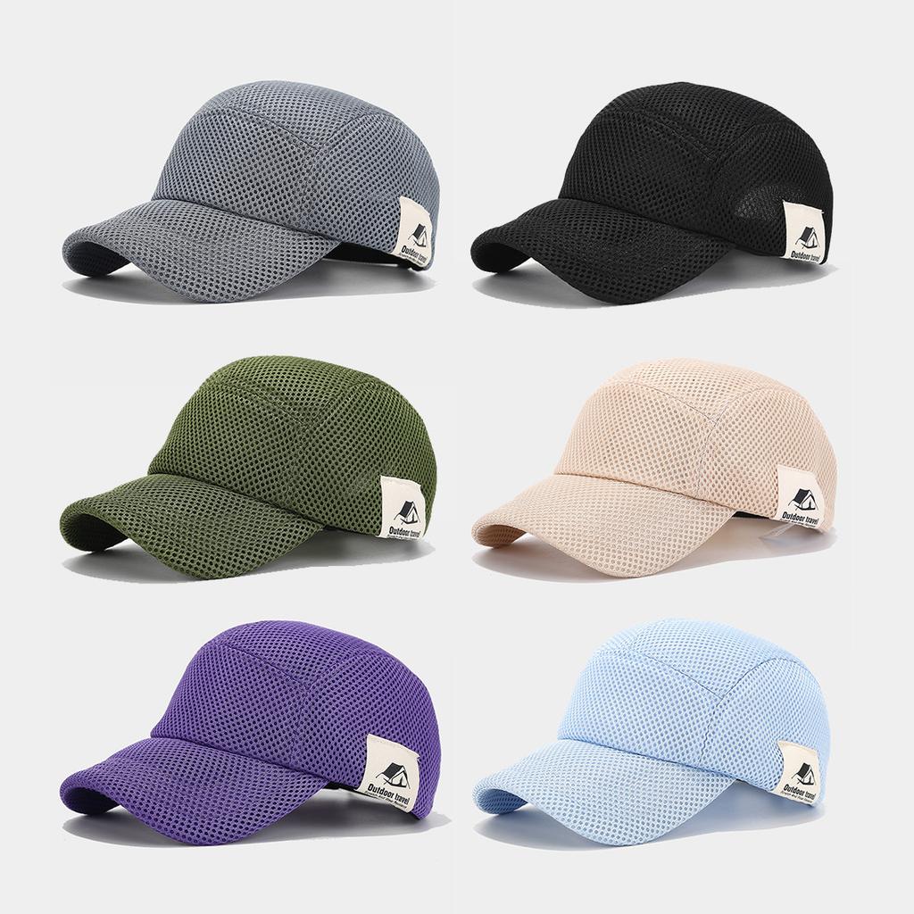 Simple and Fashionable Sticker Light Plate Breathable Baseball Cap Women's Summer Outdoor Leisure Sun Hat Men's Street Tide Hat