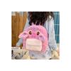 Cute Cartoon Pink Angel Plush Backpack For Girls Daily Use