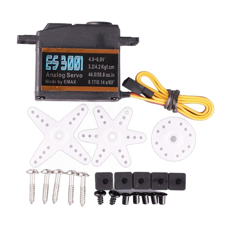 Precise Parabolic Drop with Servo Arm for ES3001 Model Analog Servo Lightweighted