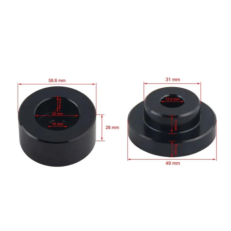 Aluminum Drifting Race Solid Differential Mount Bushings S14 S15 95-98 Skyline R33 R34