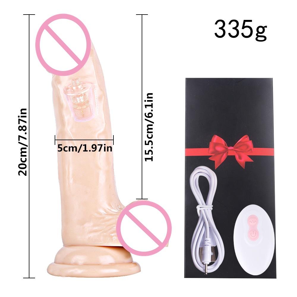 Women's Multi-Frequency Vibration Wireless Remote Control Masturbation Device Dildo Intelligent Simulation Penis Adult Sex Sex Product