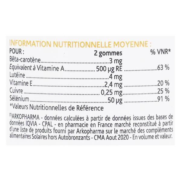 Arkopharma Phytobronz Préparateur Solaire Gummies 60 Gummies