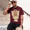 Skibidi Toilet Shirt Viral Tee D T Shirt Grh T Shirts Funny Outors High Quty Shortsv 2026 New Model Unisexs Shortsleeve Crewneck