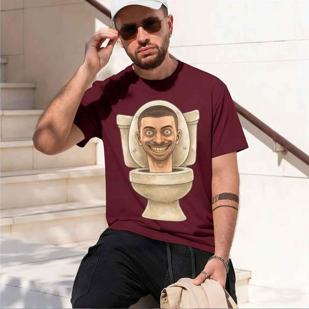 Skibidi Toilet Shirt Viral Tee D T Shirt Grh T Shirts Funny Outors High Quty Shortsv 2026 New Model Unisexs Shortsleeve Crewneck