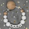 Baby Pacifier Clip Personalised Name Dummy Nipple Holder Chains Newborn Feeding Newborn Custom Pacifiers Clip Chew Teething Toys