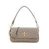 Tb Kira Quilted Chain Double Shoulder Strap Flap Lambskin Leather Handbag Crossbody Bag Women Handbags Peregrine-Gray 90456-082