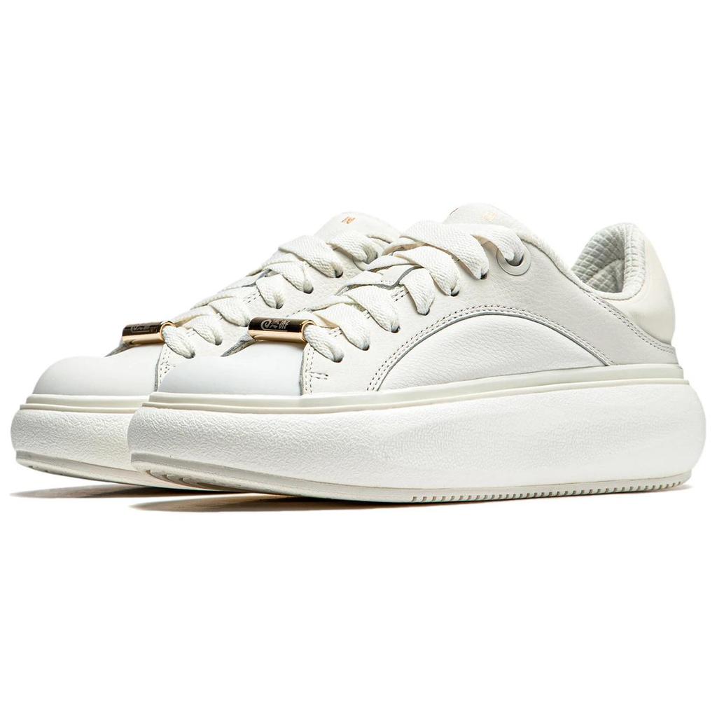 Li Ning Cloud Travel C4D Comfortable Non-Slip Casual Shoes Women Sneaker White AZGU038-1