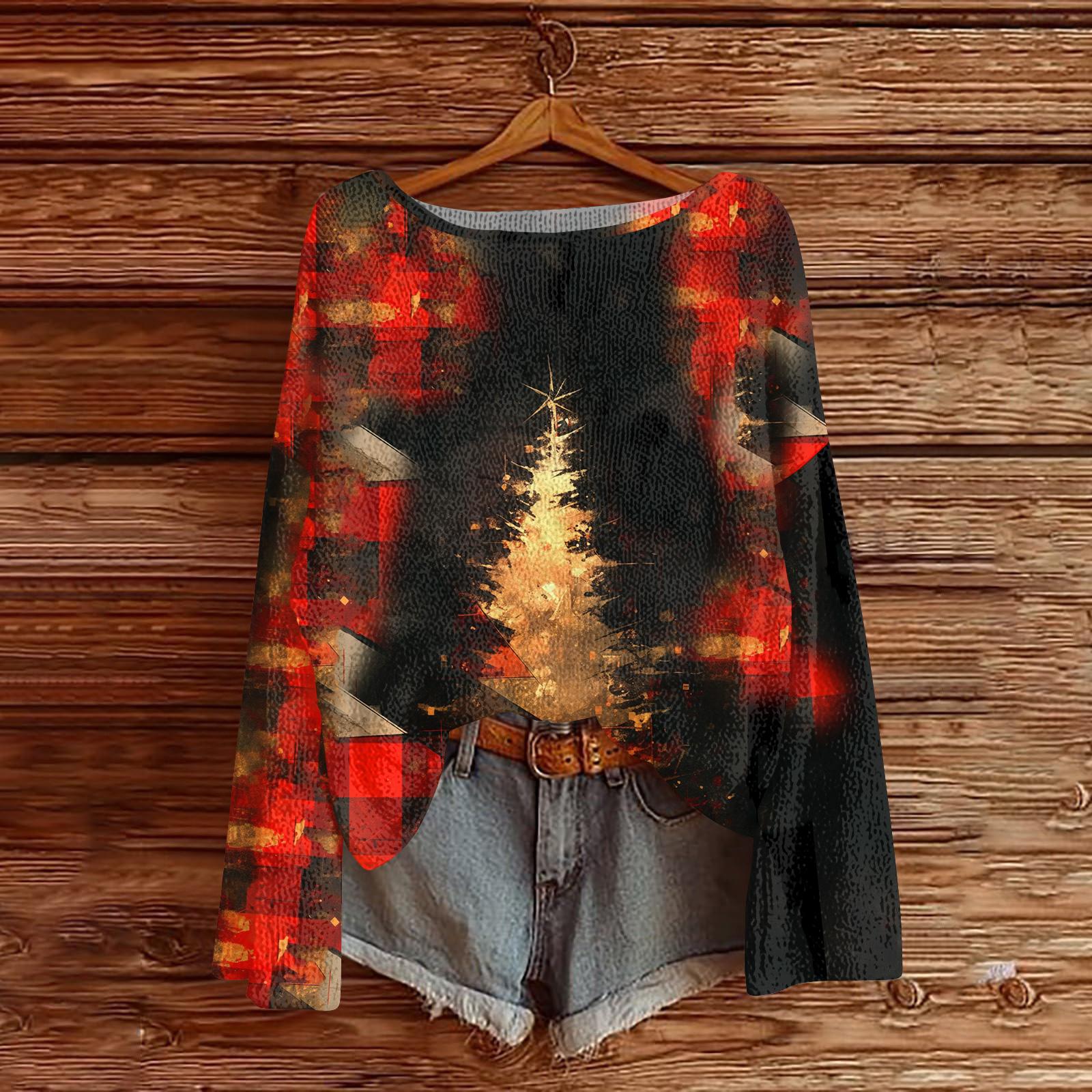 

Женские осенние свитера с длинным рукавом, топы с принтом, пуловеры, свободная нарядная повседневная базовая одежда XL винный