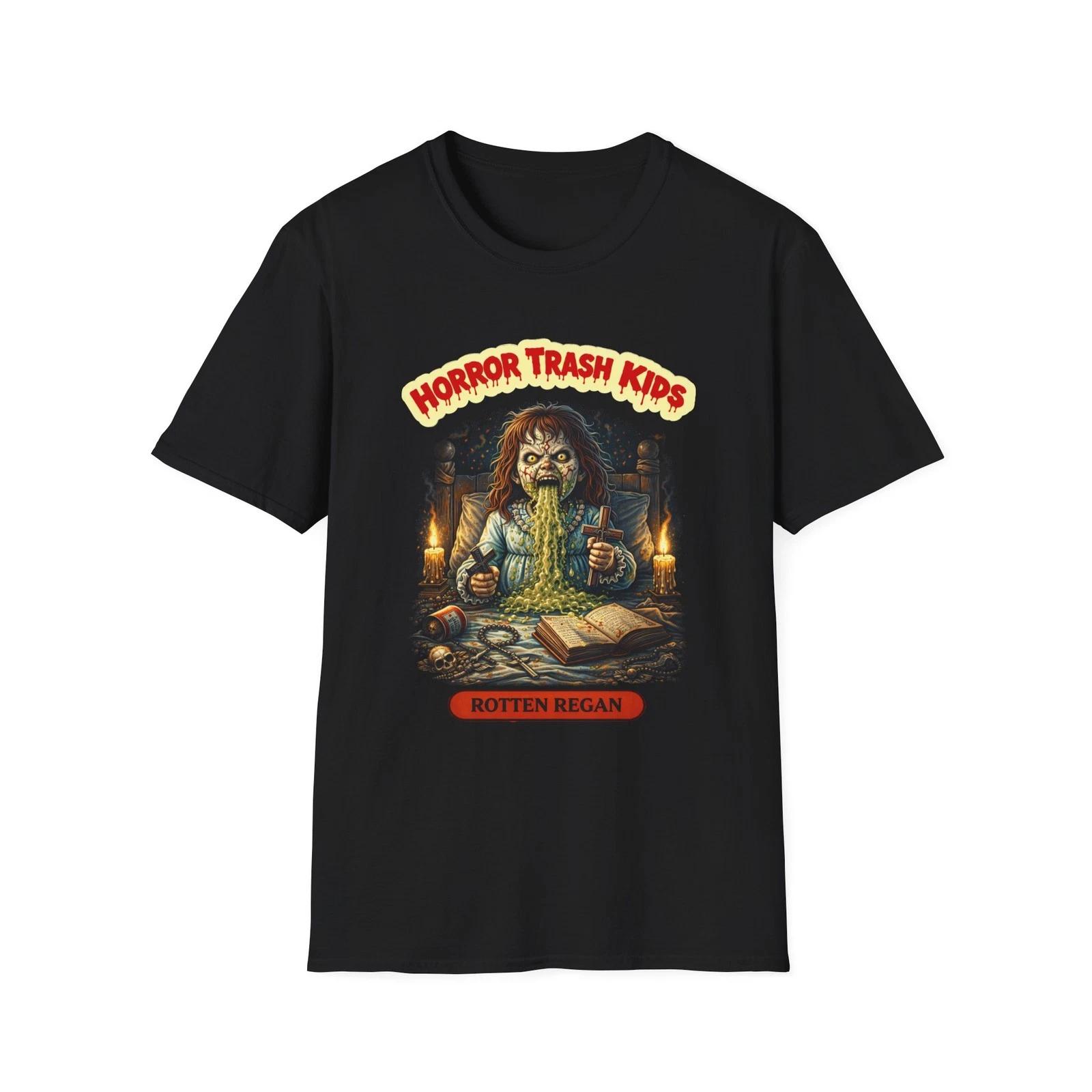 Horror Trash Kids Rotten Regan the Exorcist Tee | Vintage Horror Illustration XXL