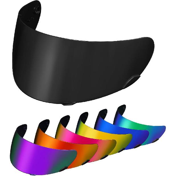 

PSLER Qualifier Visor- Qualifier DLX Helmet Visor Motorcycle Face Shield Accessories Replacement for Bell Qualifier/Star/Vortex/RS-1/Revolver,Black чёрный
