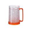 Bicchiere da Birra Trasparente Congelabile 450ML Capacità Tazza per Bevande Feste all'Aperto