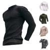 Maglione Pullover da Uomo Trendy 2024 Primavera Girocollo Lavorazione Larga