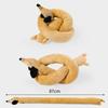 Sausage Dog Toy Creative Sound-making Plush Companion Dog Toy Squeaky Dog Toy Chew Teething Dental Interactive Play Toys