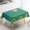 PVC Eid Mubarak Restaurant Decoration Tablecloth Ramadan Home Decor Islamic Art Rectangular Waterproof Cover Table Mesas Mantel