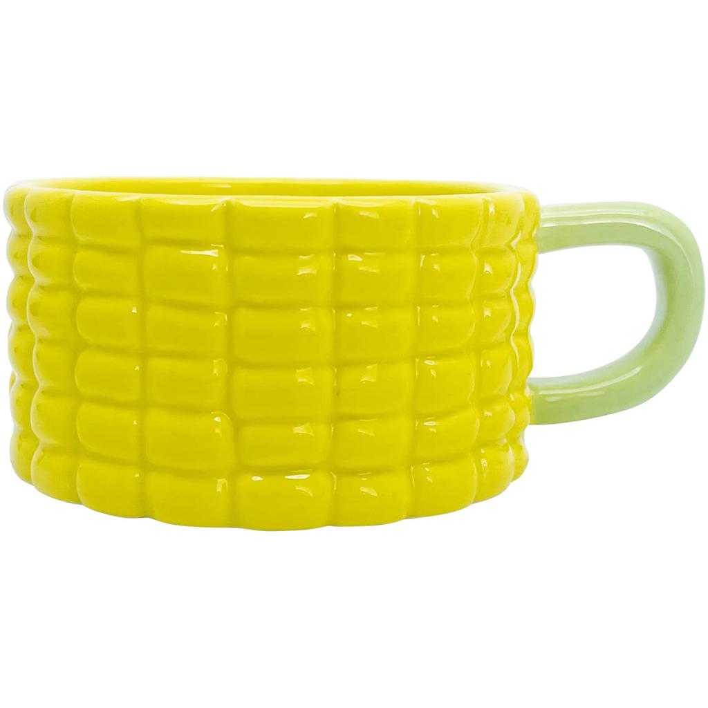 sun art "Corn Soup Cup" Soup Mug, 300cc, Fun Gift for Men and Women, Perfect for End-of-Year Parties, SAN4094