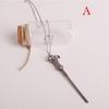 Exquisite Magic Wand Pendant Necklace For Men And Women Stylish Alloy Jewelry
