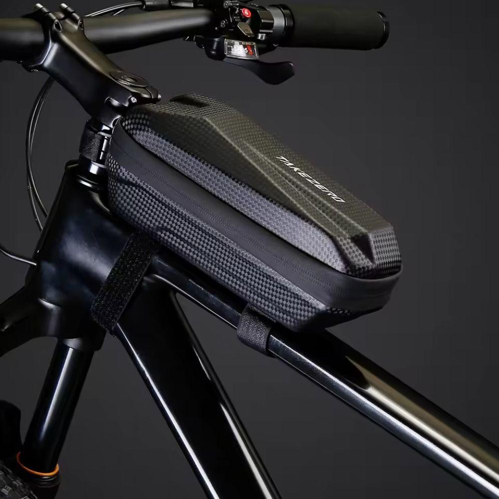 EVA Hard Shell Front Beam Bag Large Capacity Top Tube Phone Pouch MTB Road Bike Bag  Cycling