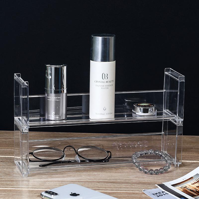 Simple Transparent Action Figure Display Shelf - Stackable Layers