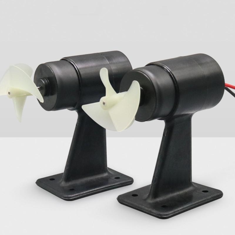 Strong Plastic Remote Control Boat Motor Underwater Propeller System High Efficiency Quiet Running Design for Boats