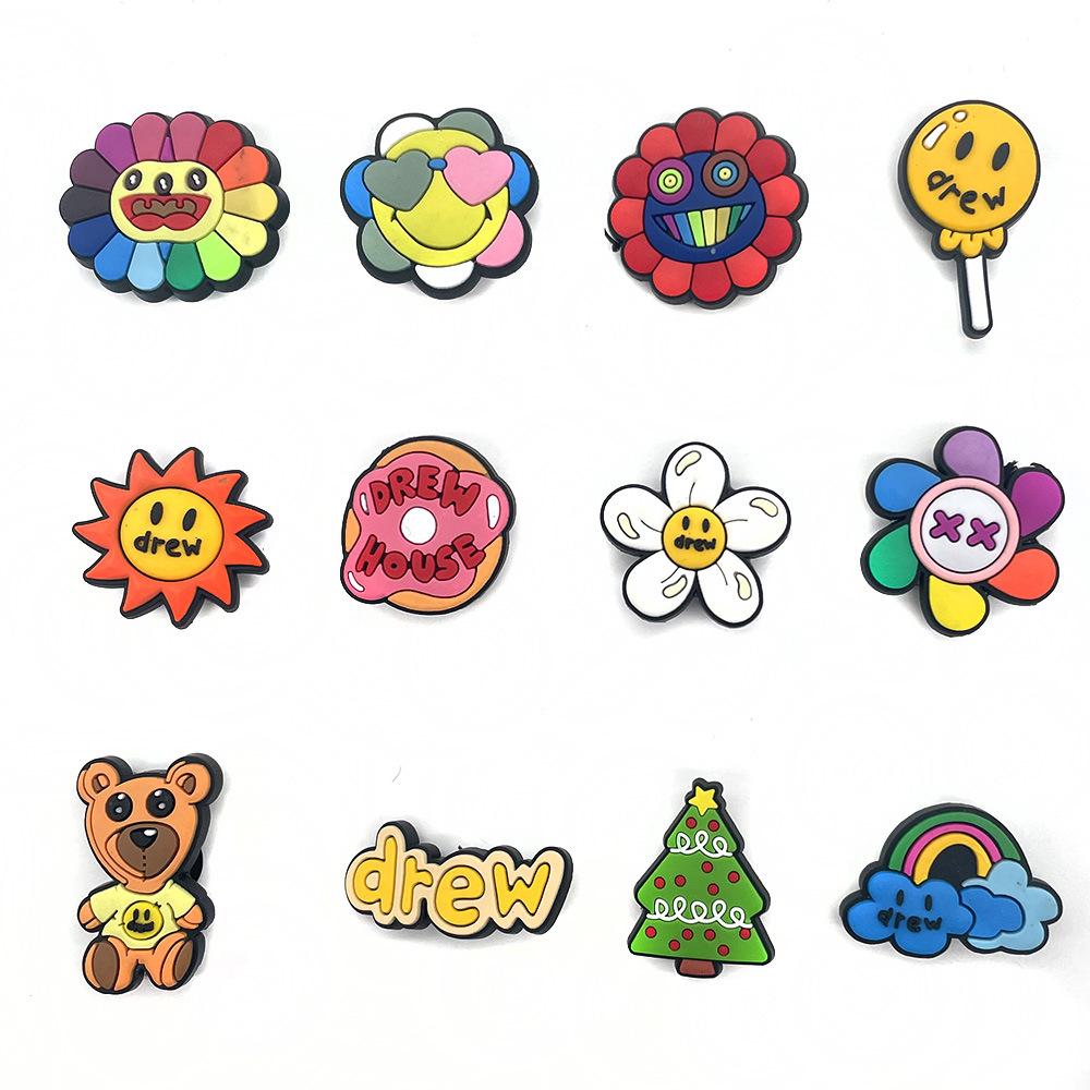 Shoe Charms for Clogs Soft PVC Removable Shoe Decoration DIY Personality Jibbitz Accessories