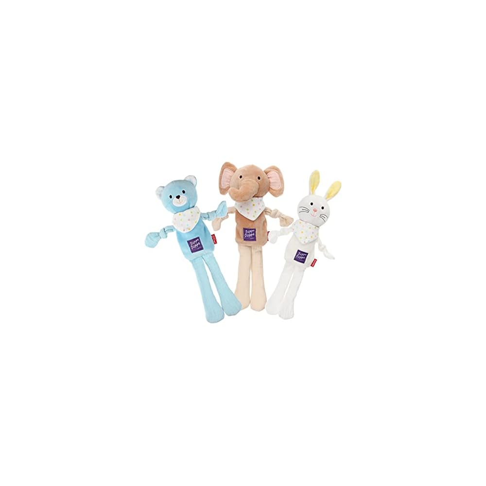 GiGwi Supapuppa Nobby Rabbit Plush Toy Soft and Cuddly for Kids